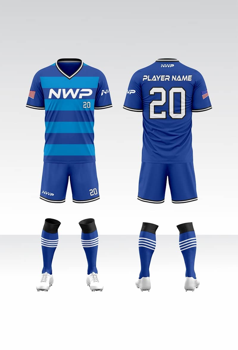 Team Logos+Shorts+Socks $21 each Jersey with numbers Soccer Uniforms 